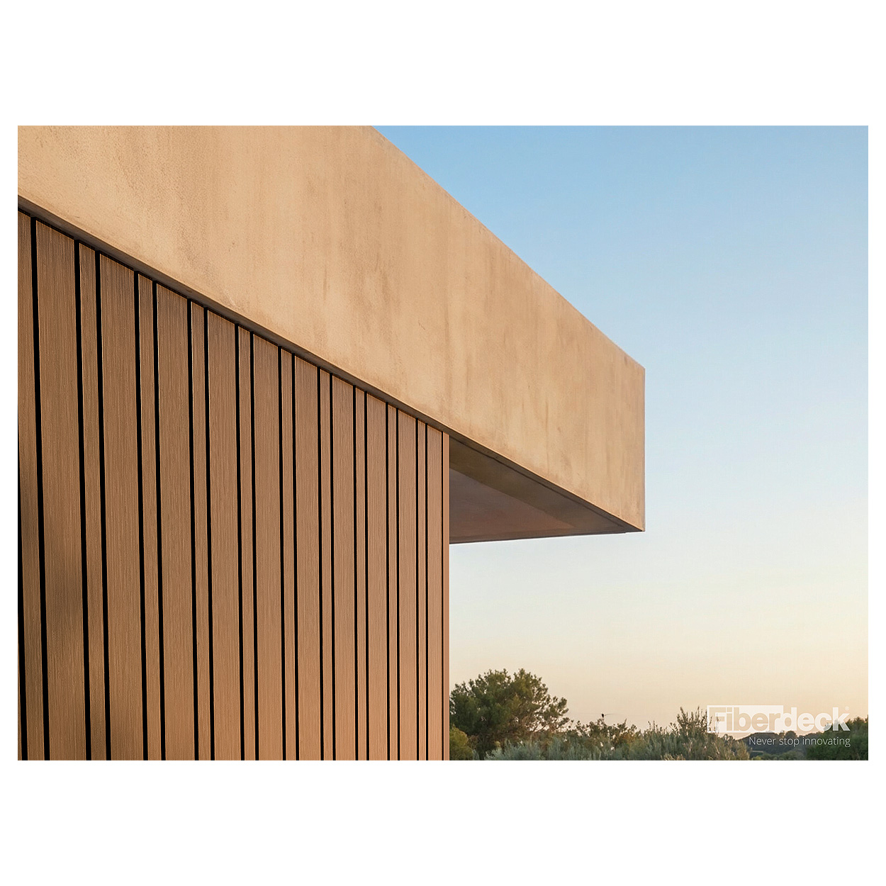 Fiberdeck WEO120/60 Rhombus Gevelbekleding Teak 390cm